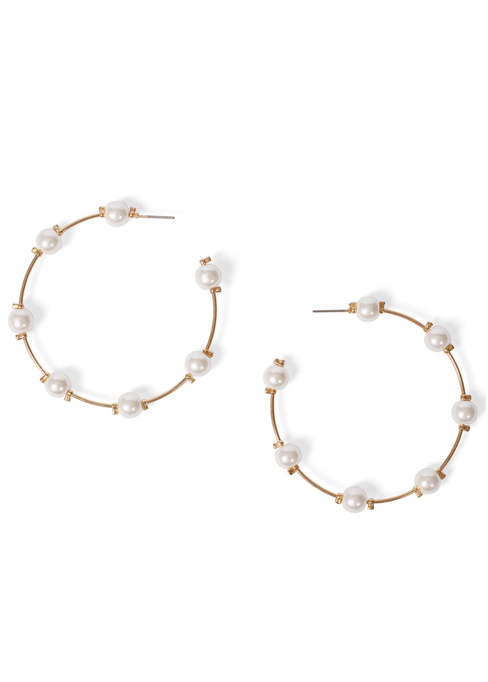 Venus Two-Pack Hoop Earrings Set in Gold Multi