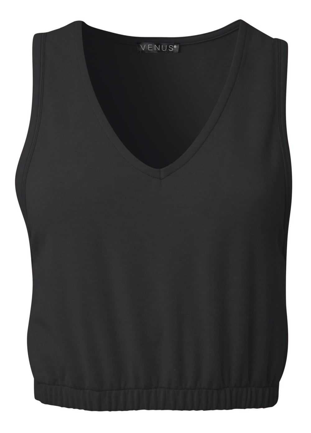 Venus Comfort Kit Crop Top in Black