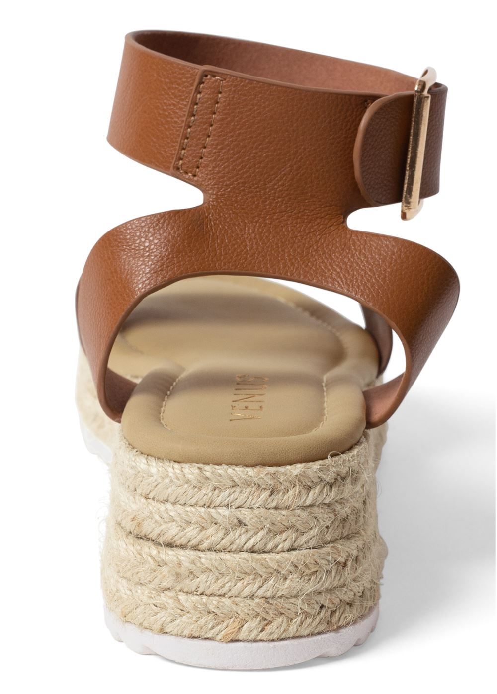 Venus Ankle Strap Espadrilles in Brown Multi