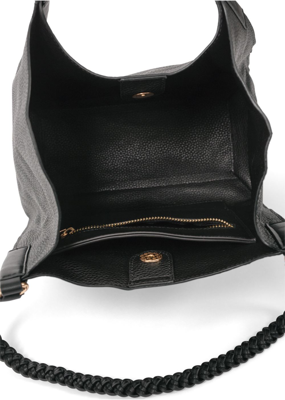 Venus Clutch Shoulder Bag Combo in Black & Cream