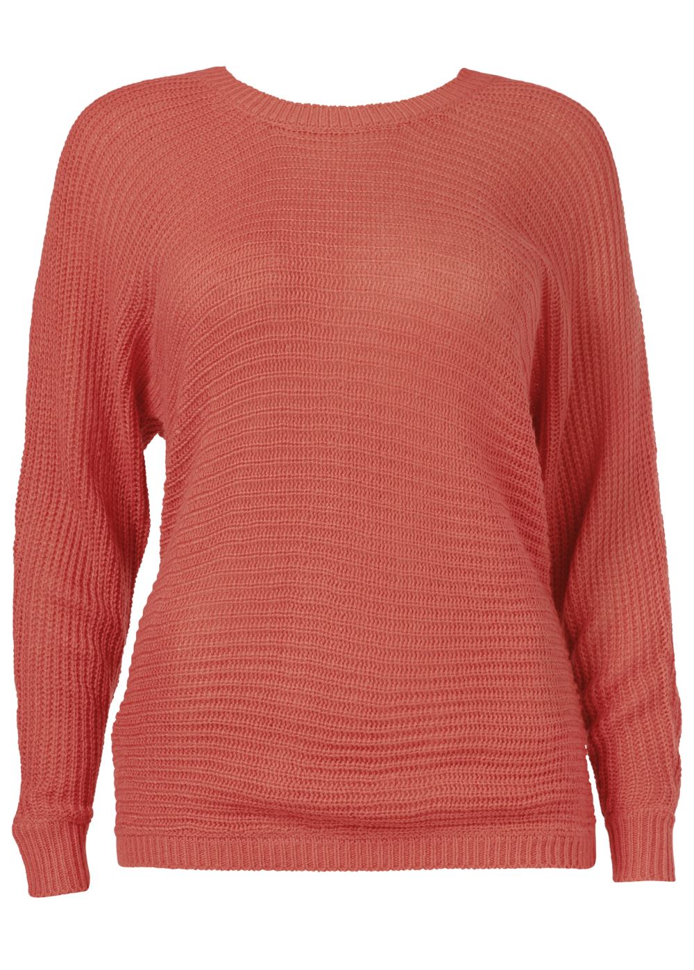 Venus VENUS | Button Back Detail Sweater in Burnt Orange