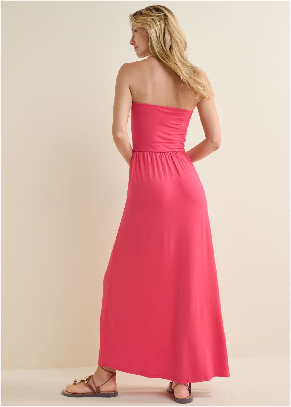 Venus Convertible Maxi Dress - Red