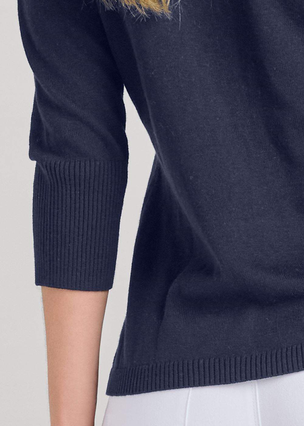 Venus VENUS | Sequin Fireworks Sweater in Navy
