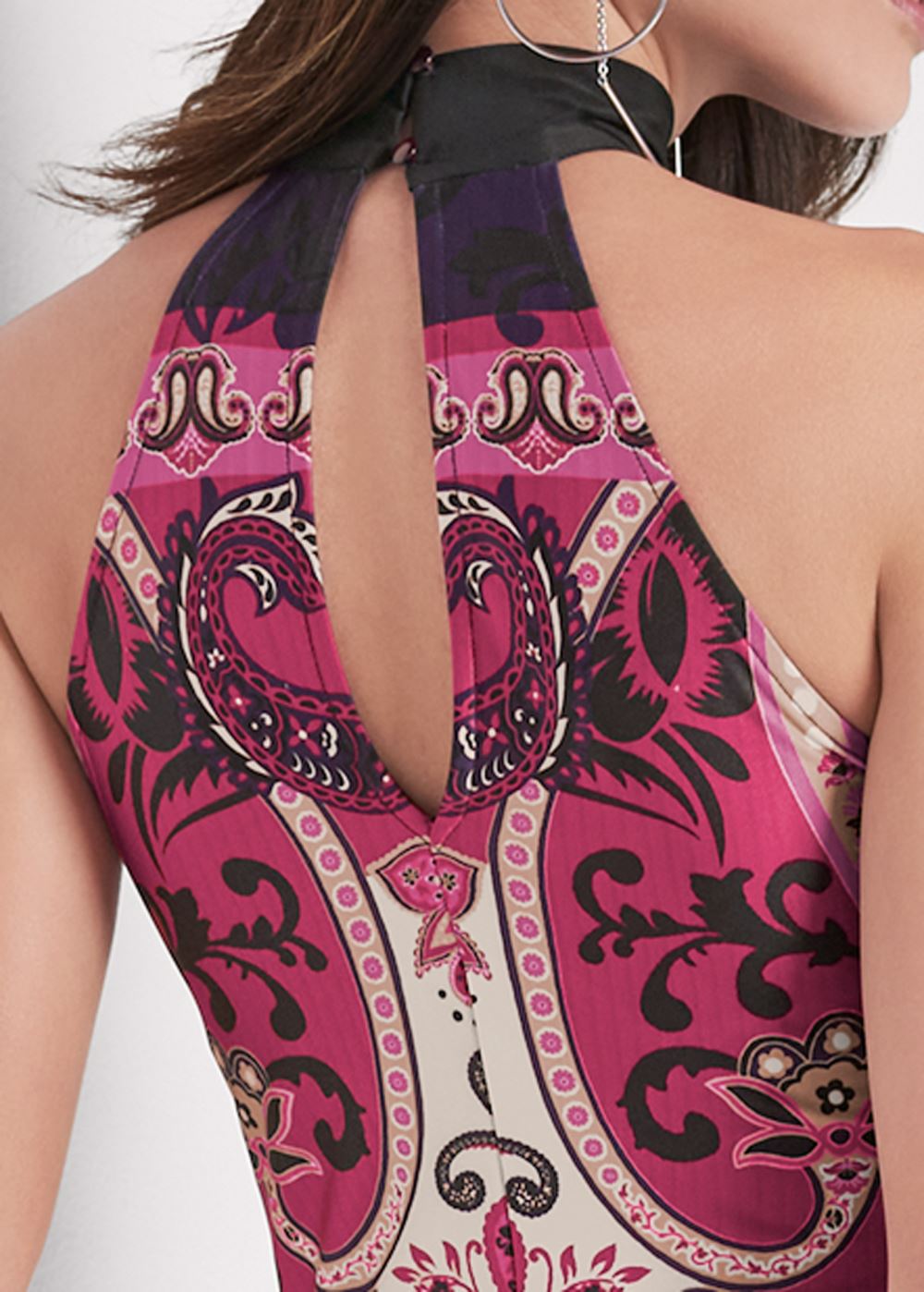 Venus Moroccan Nights Paisley Dress - Pink Multi