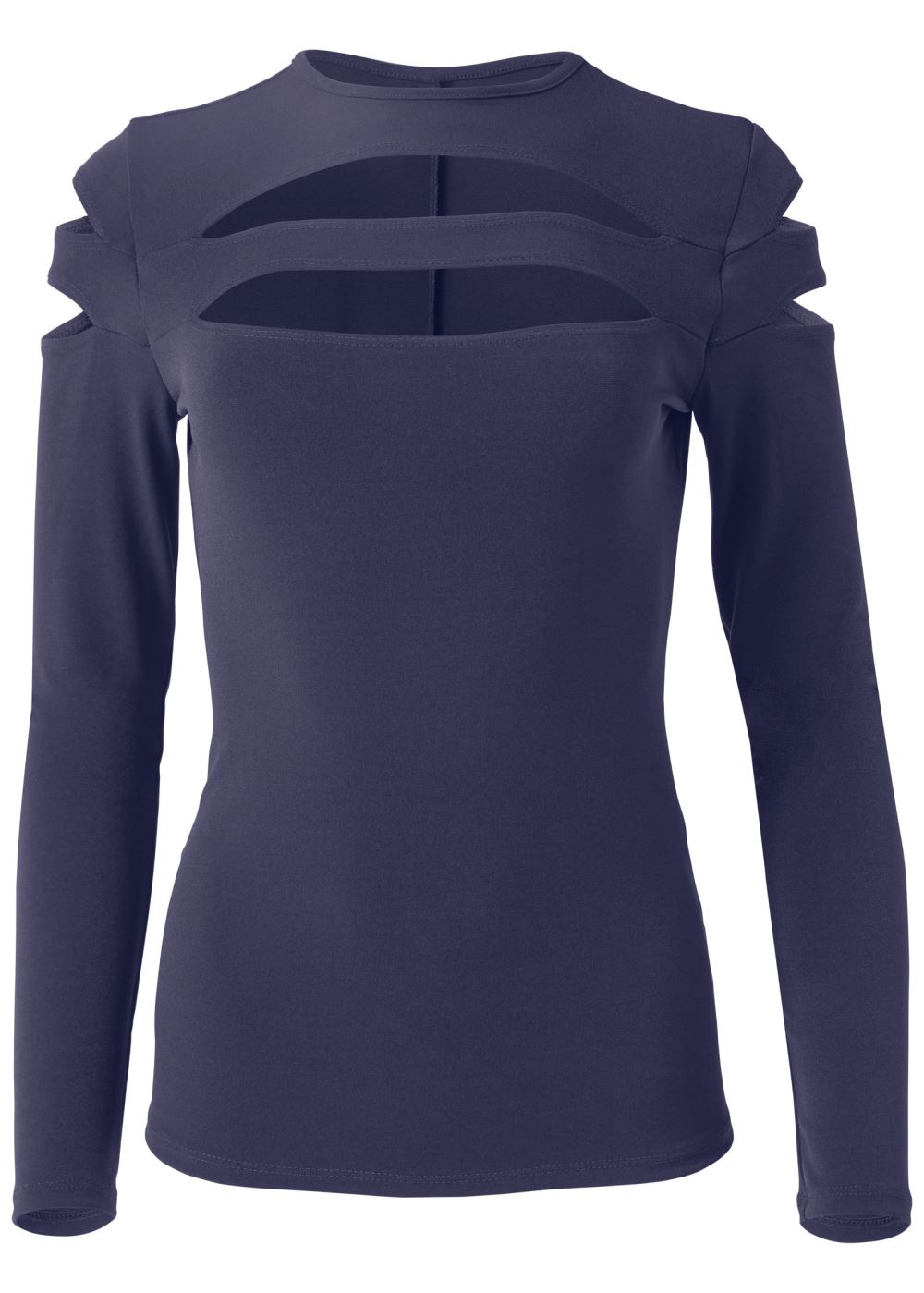 Venus Cutout Top in Navy