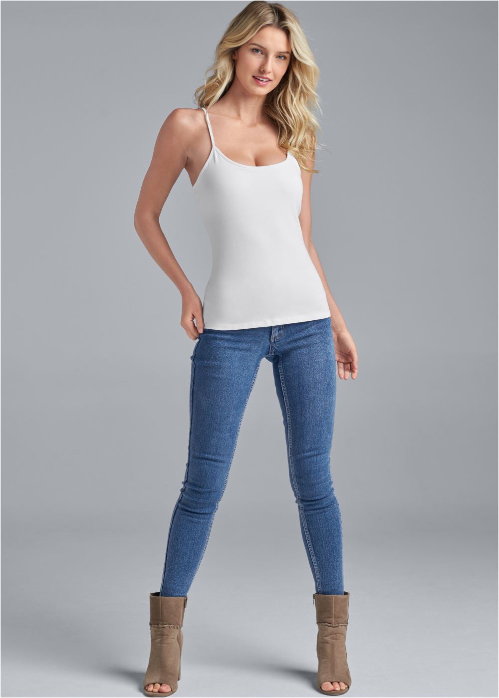 Venus Basic Cami Two Pack in Black & White