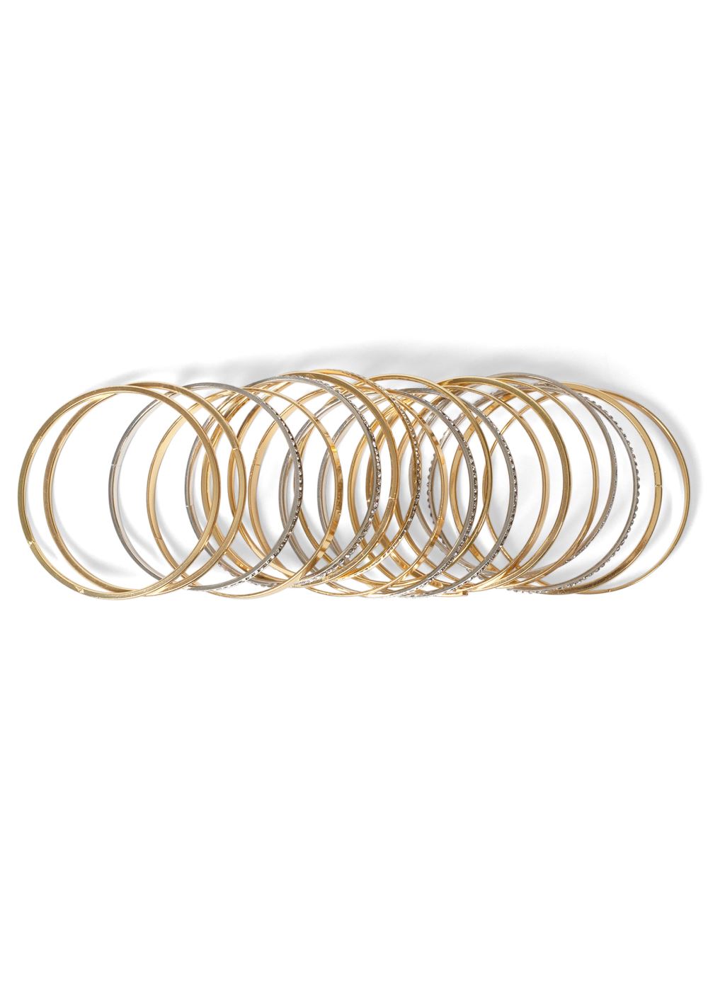 Venus Bangle Stack in Gold