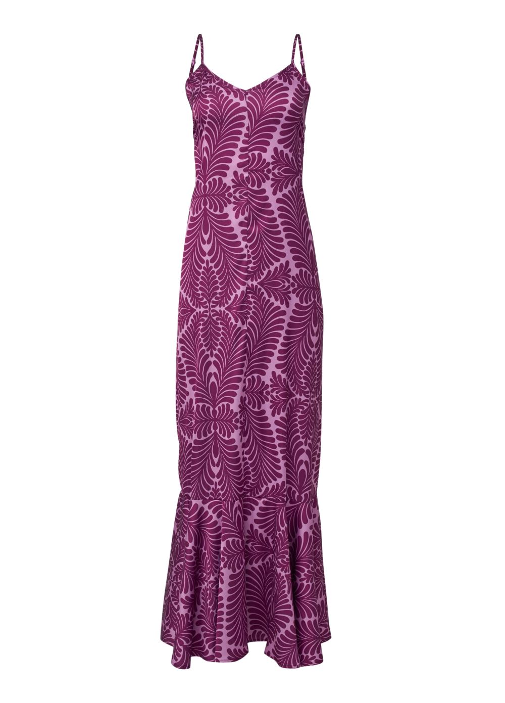 Venus Tie Back Maxi Dress - Purple Multi