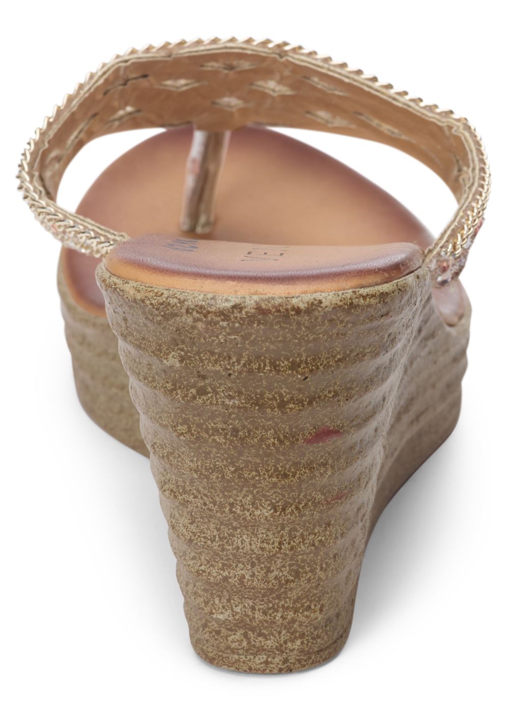 Venus Embellished Wedges in Gold