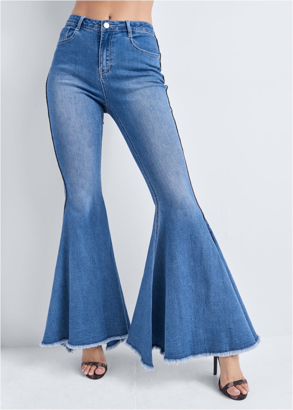 Venus Extreme Flare Jeans in Medium Wash