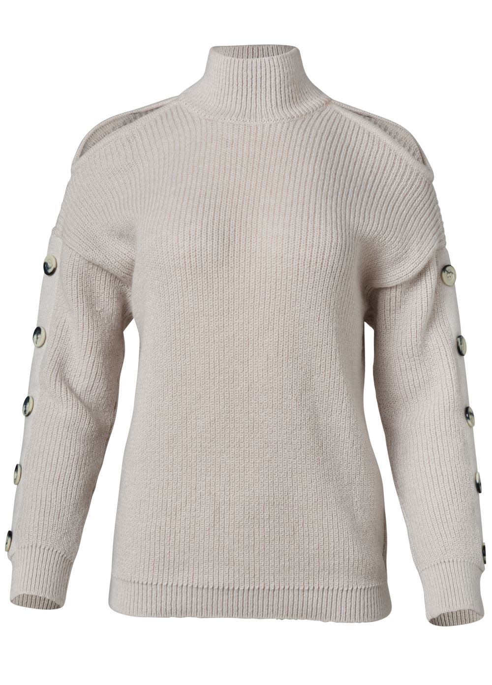 Venus VENUS | Cold-Shoulder Sweater in Cream