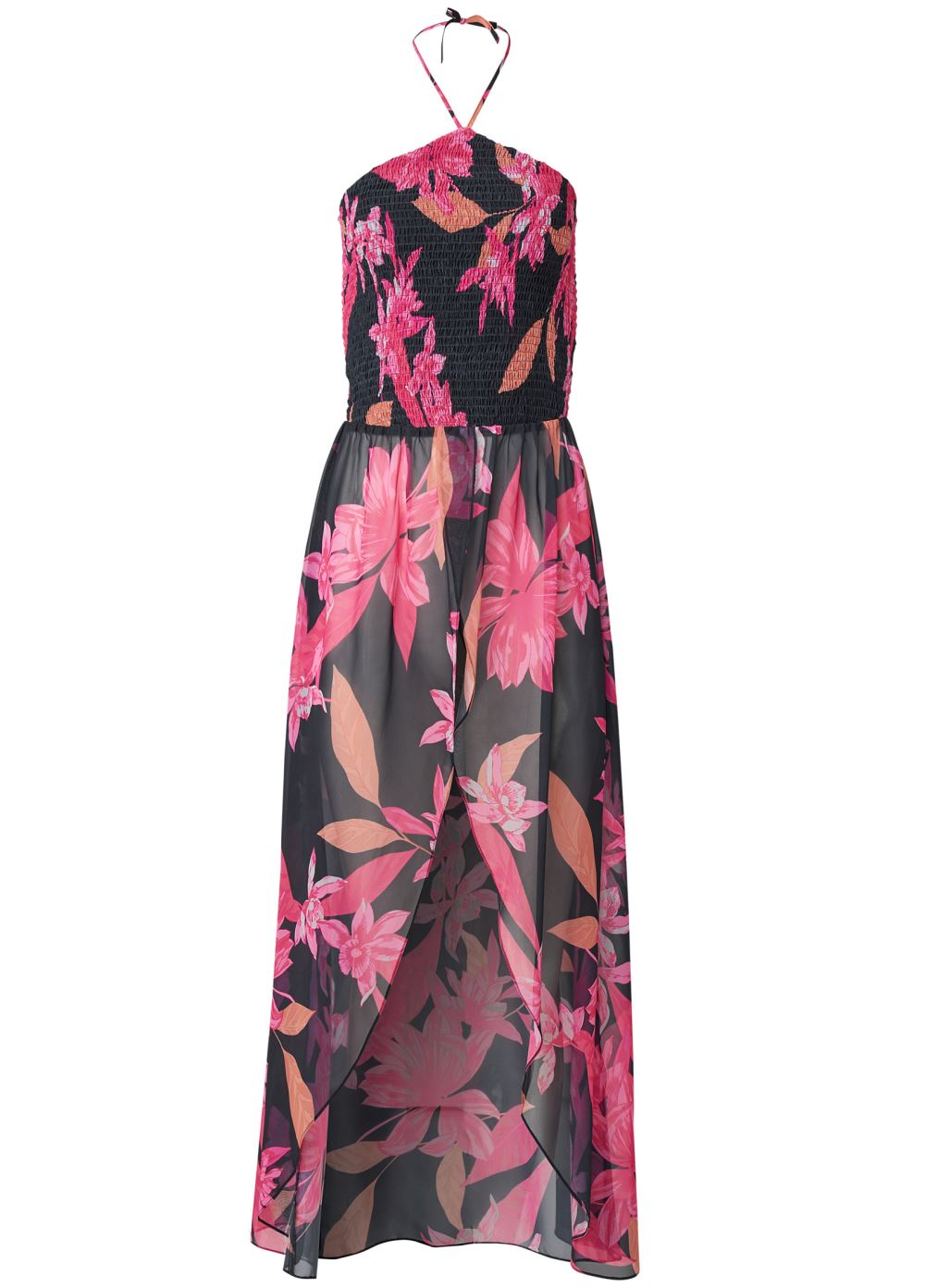 Venus Midnight Floral Maxi Top in Navy Multi