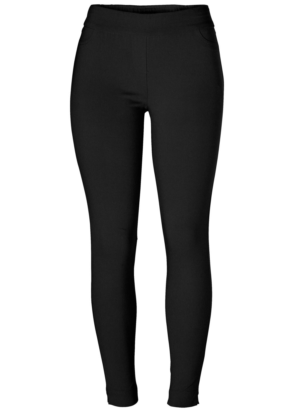 Venus Mid-Rise Slimming Stretch Jeggings in Black