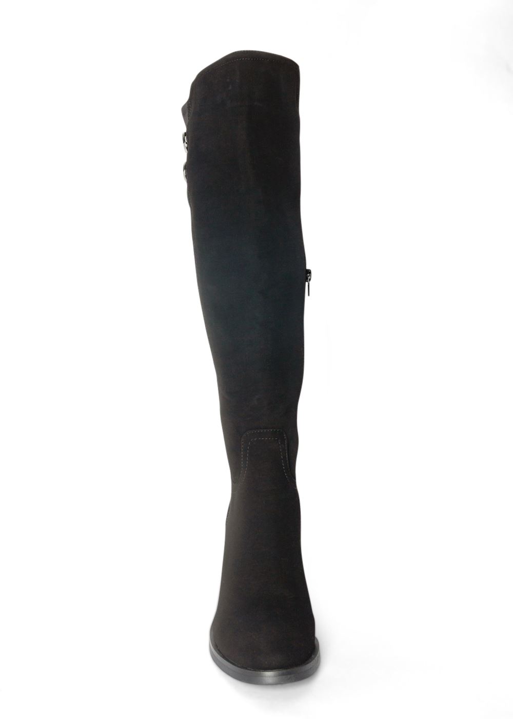 Venus Stretch-Back Boots in Black