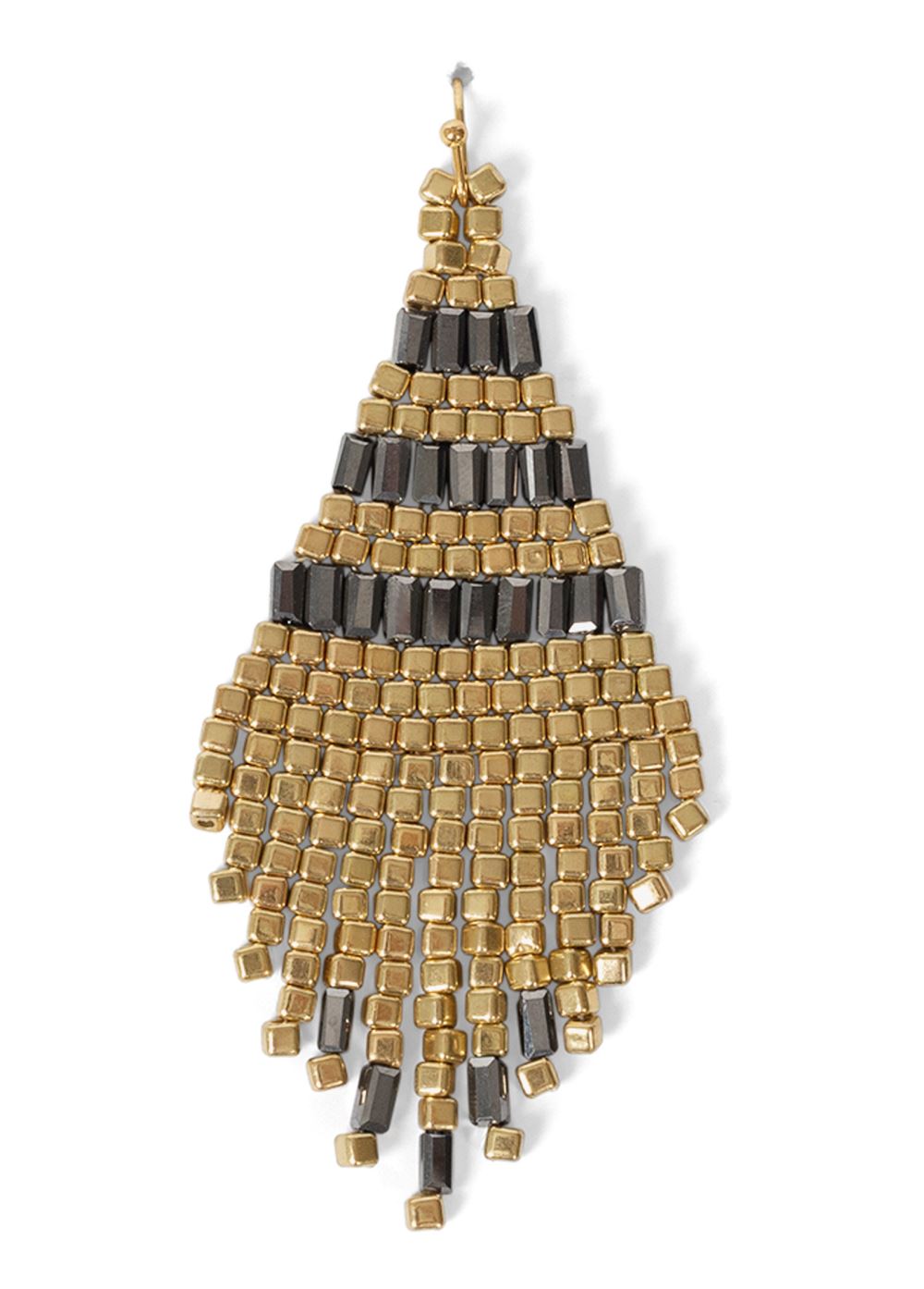 Venus Mixed Medallion Earring in Gold Multi
