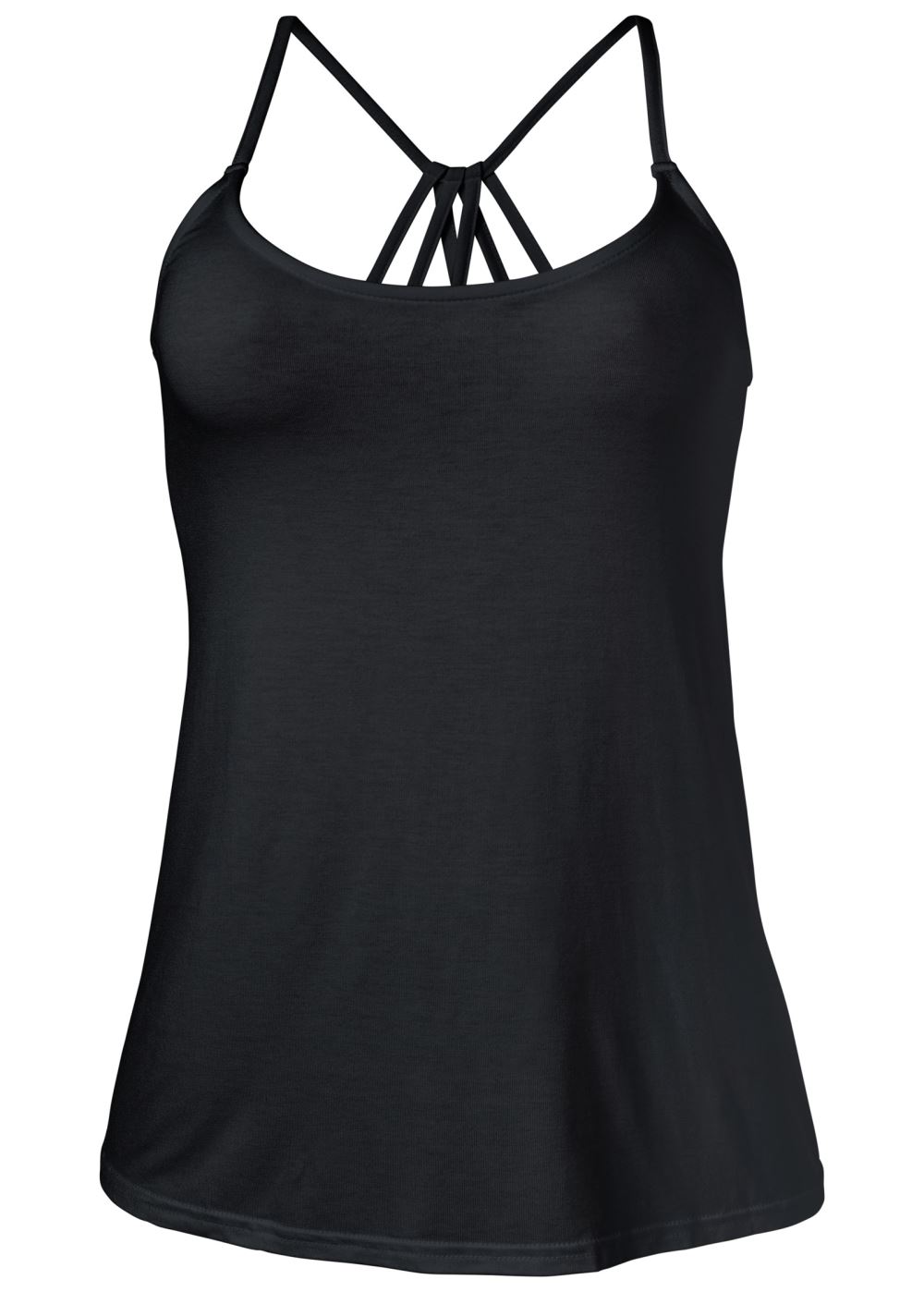 Venus Back Detail Top in Black