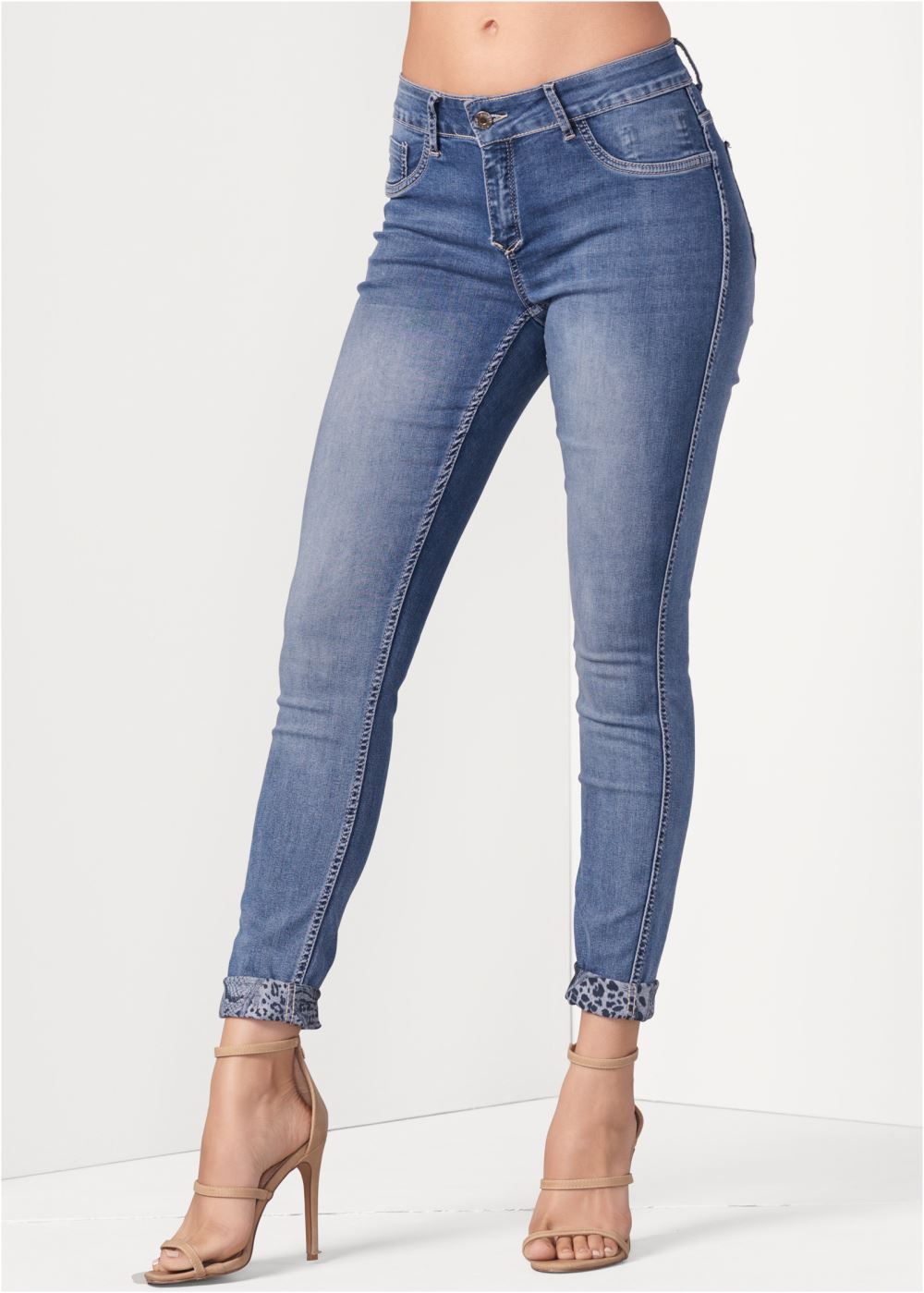 Venus Reversible Jeans in Denim Blue