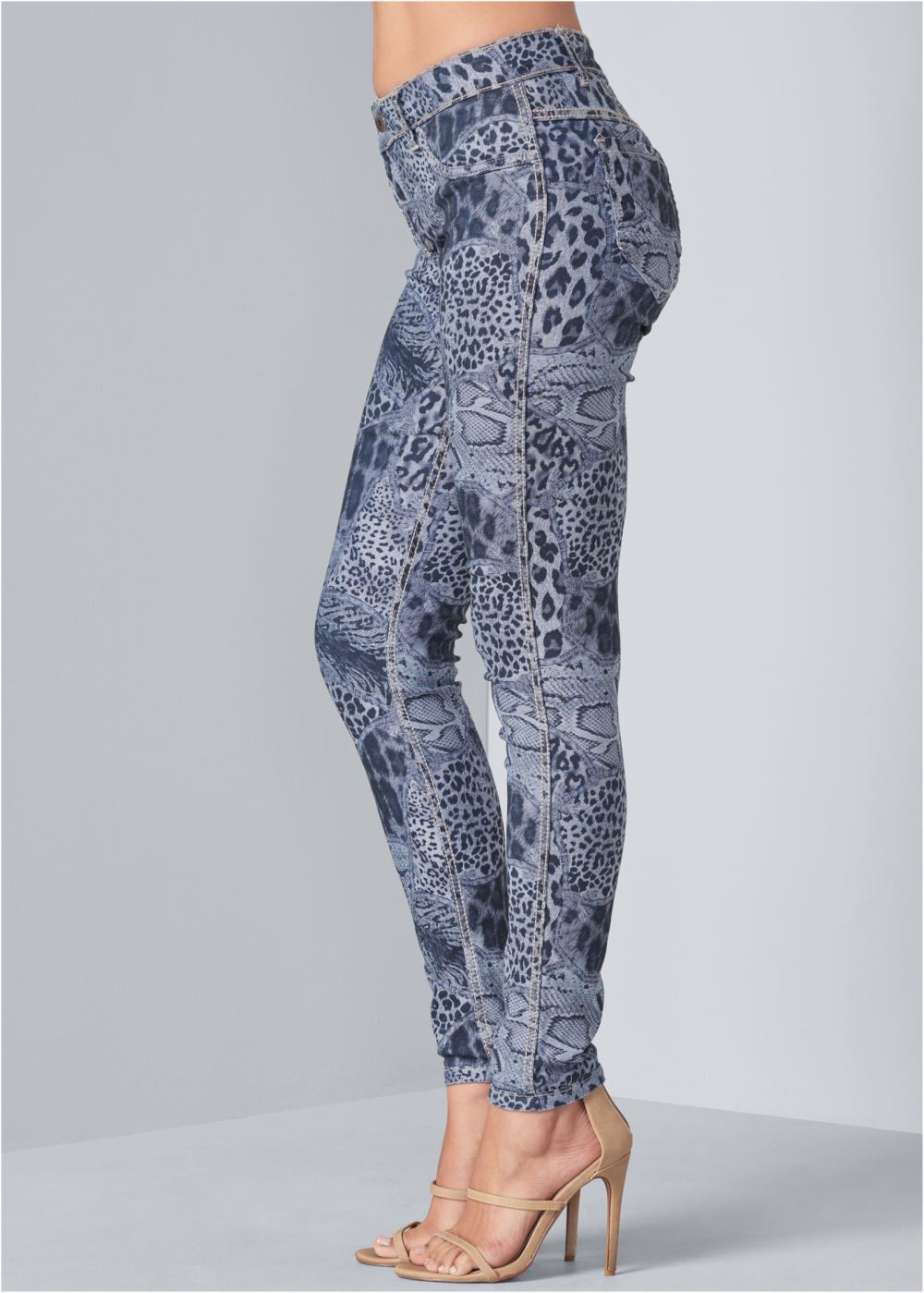Venus Reversible Jeans in Denim Blue