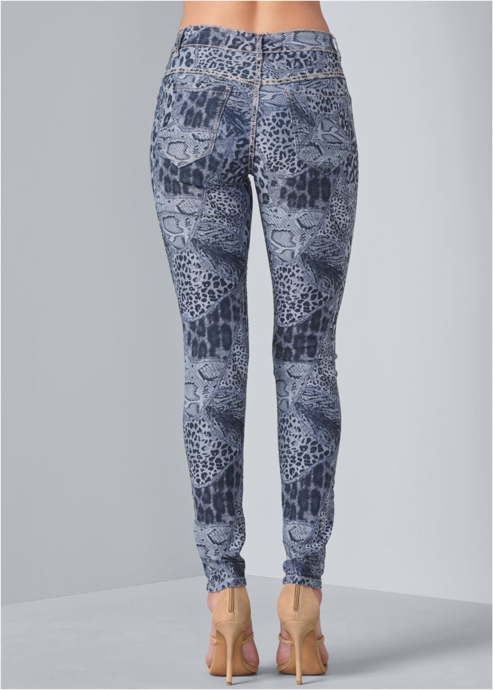 Venus Reversible Jeans in Denim Blue