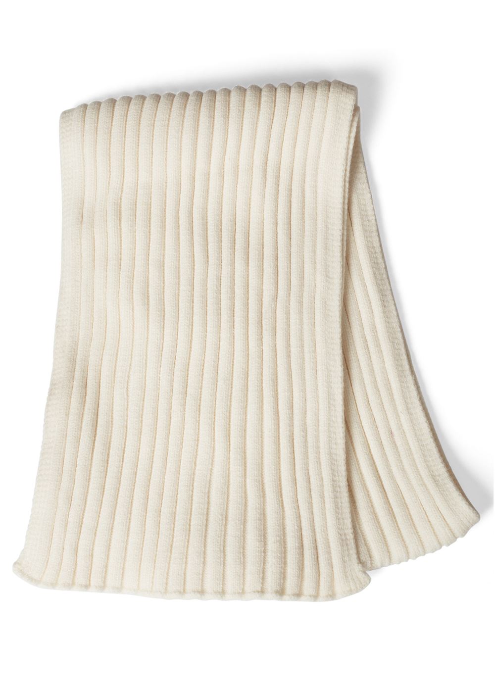 Venus Ribbed Beanie And Scarf Set in Nude