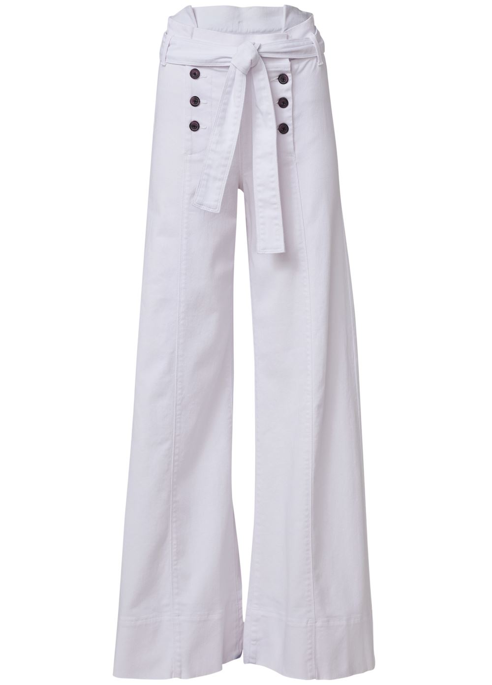 Venus Flare Leg High Waist Jeans in White Denim