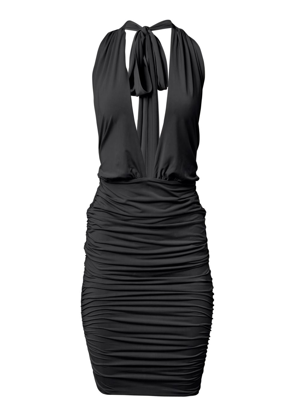 Venus Convertible Mini Dress - Black
