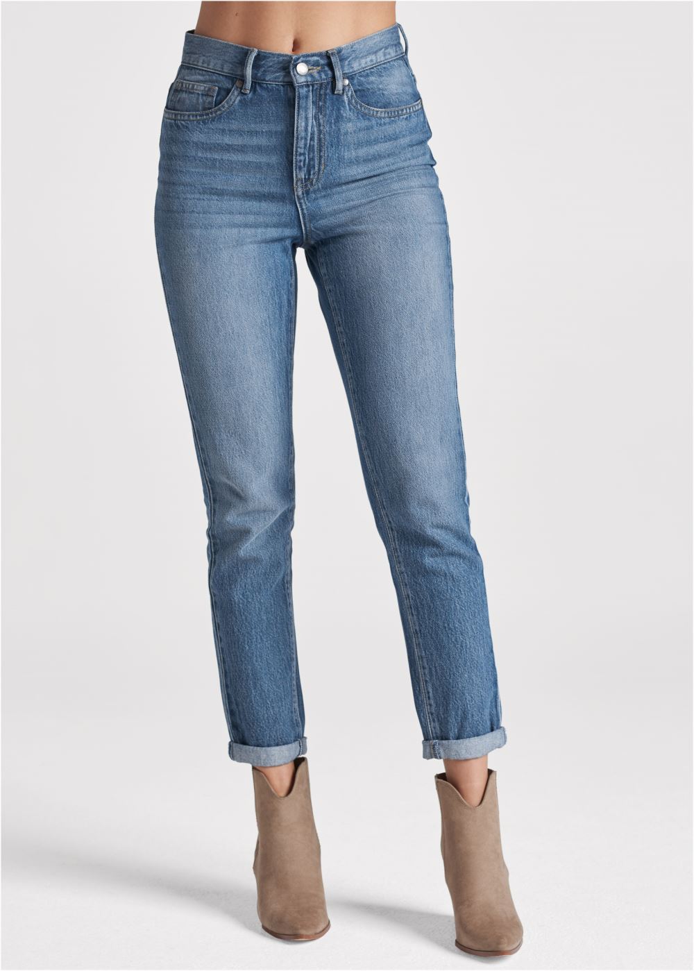 Venus Medium Wash New Vintage Straight Jeans