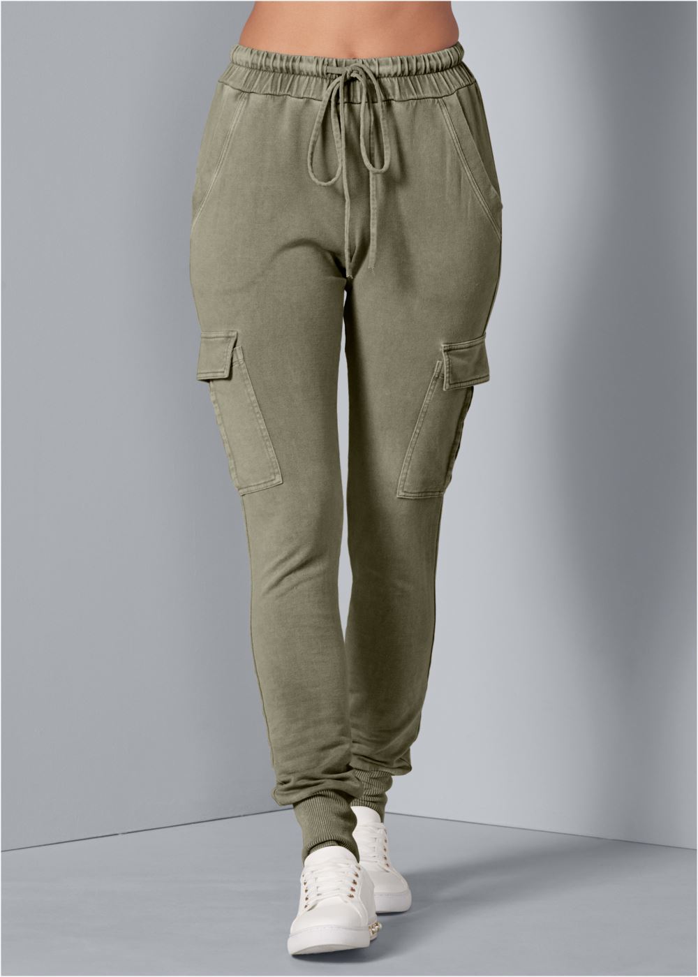 Venus Cargo Lounge Joggers in Olive