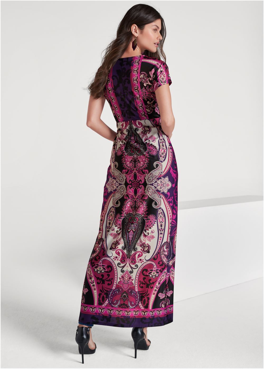 Venus Moroccan Nights Maxi Top in Pink Multi