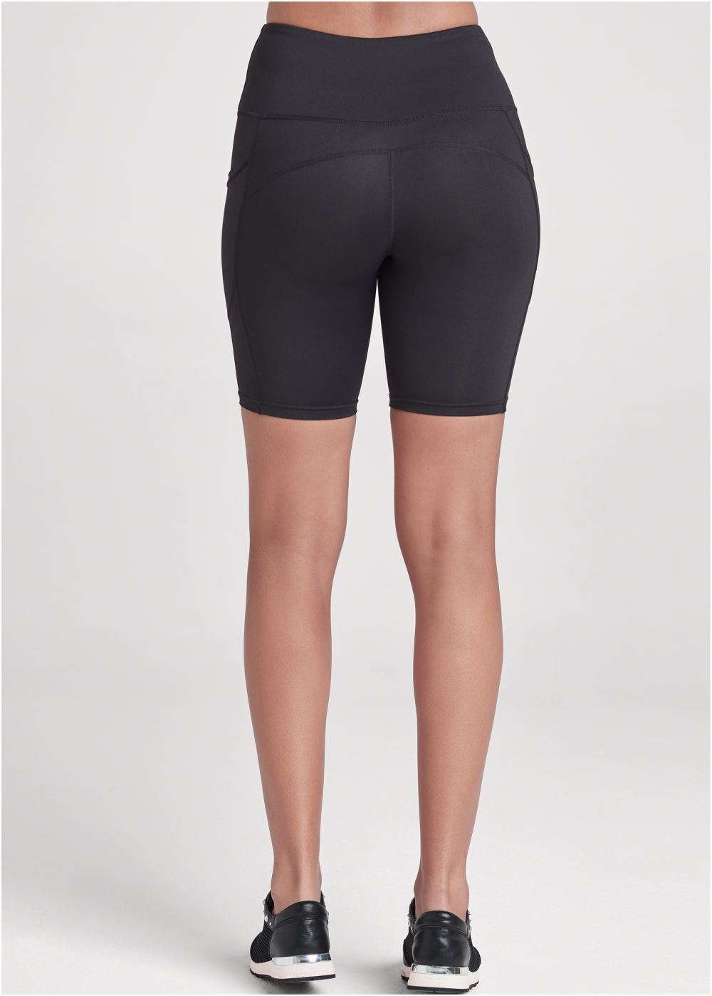 Venus High-Rise Pocket Bike Shorts - Black