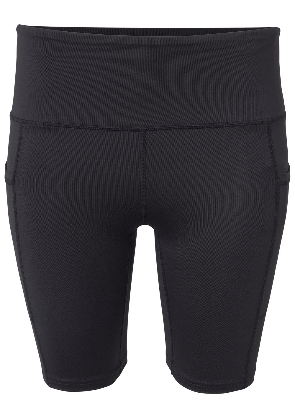 Venus High-Rise Pocket Bike Shorts - Black