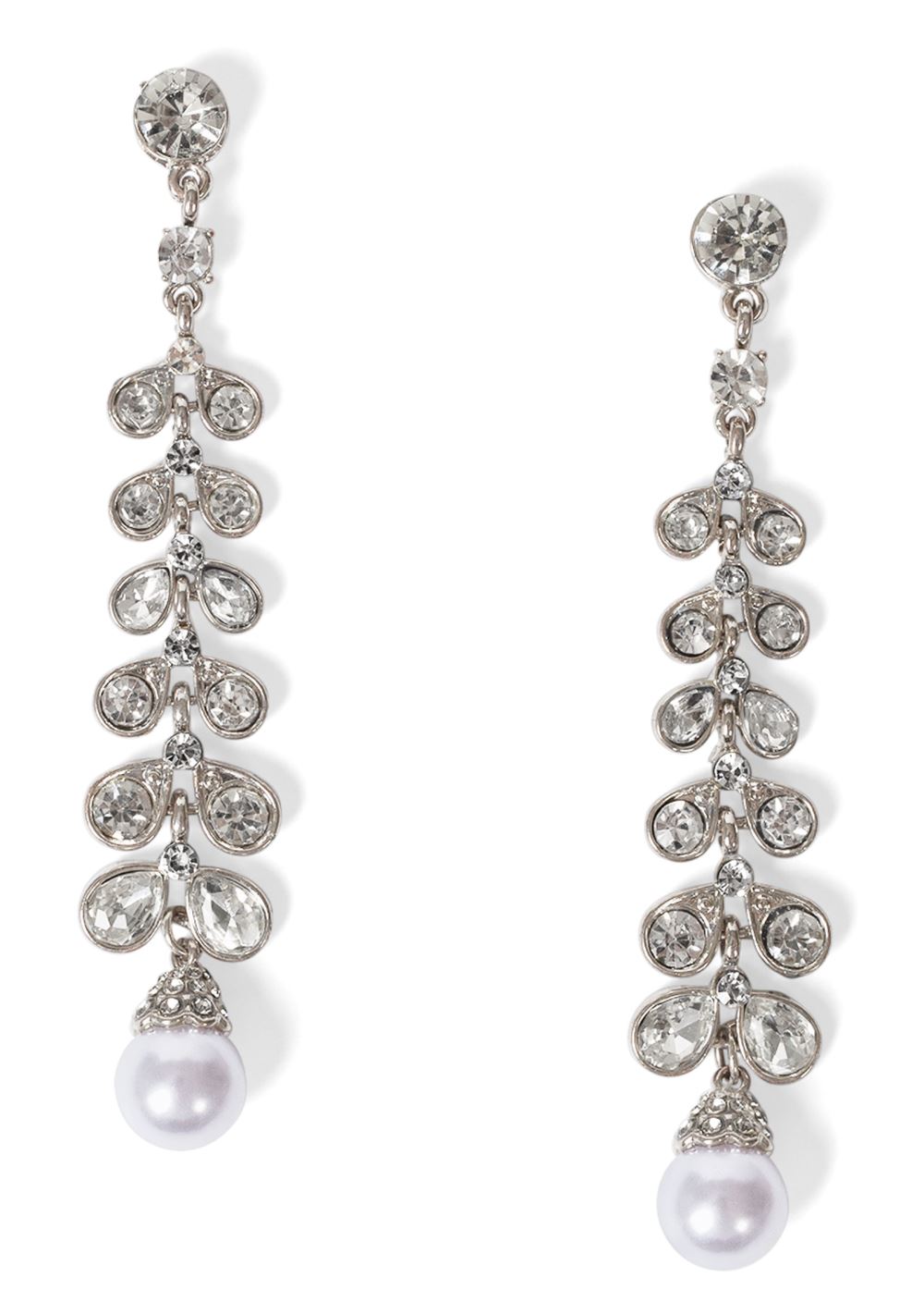 Venus Earrings And Choker Set in Silver