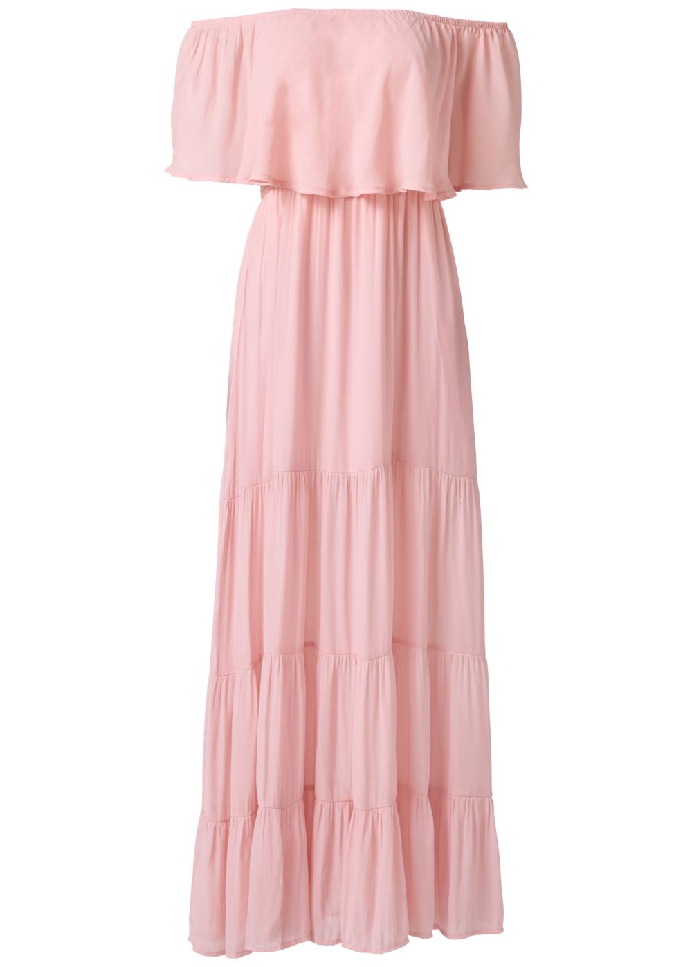 Venus Tiered Maxi Dress - Light Pink