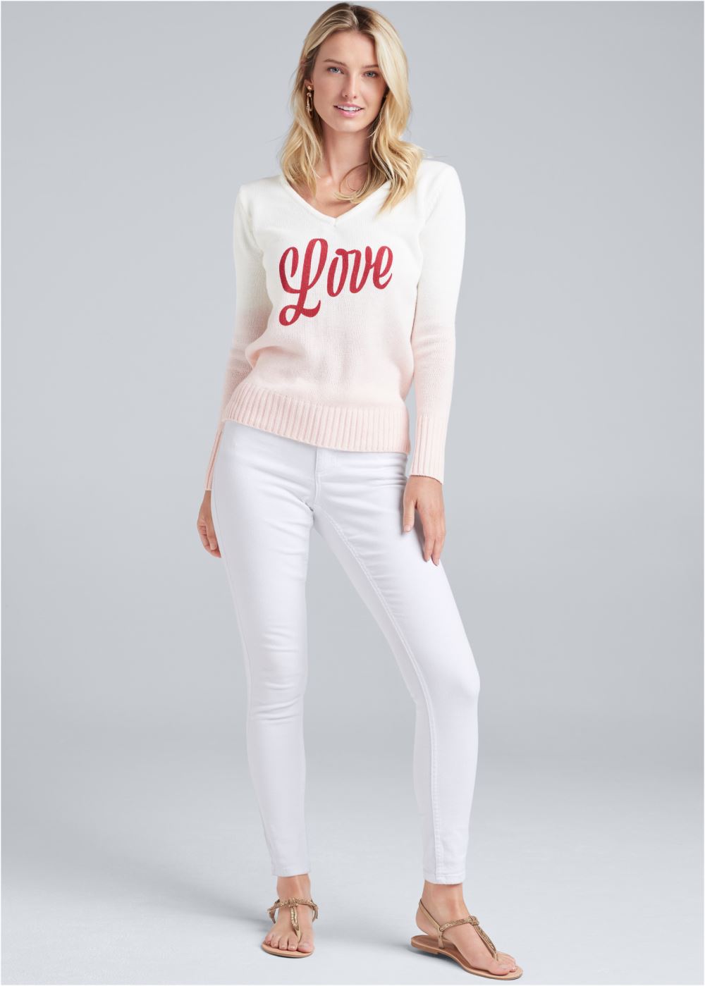 Venus VENUS | Love Sweater in Pink Multi