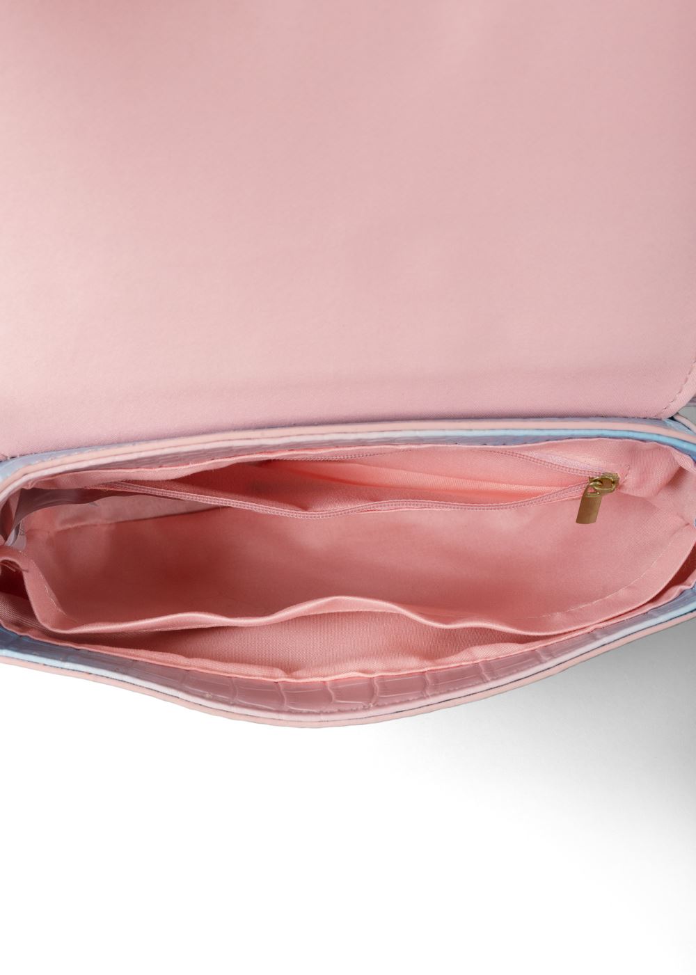 Venus Ombre Chain Crossbody in Pink Multi
