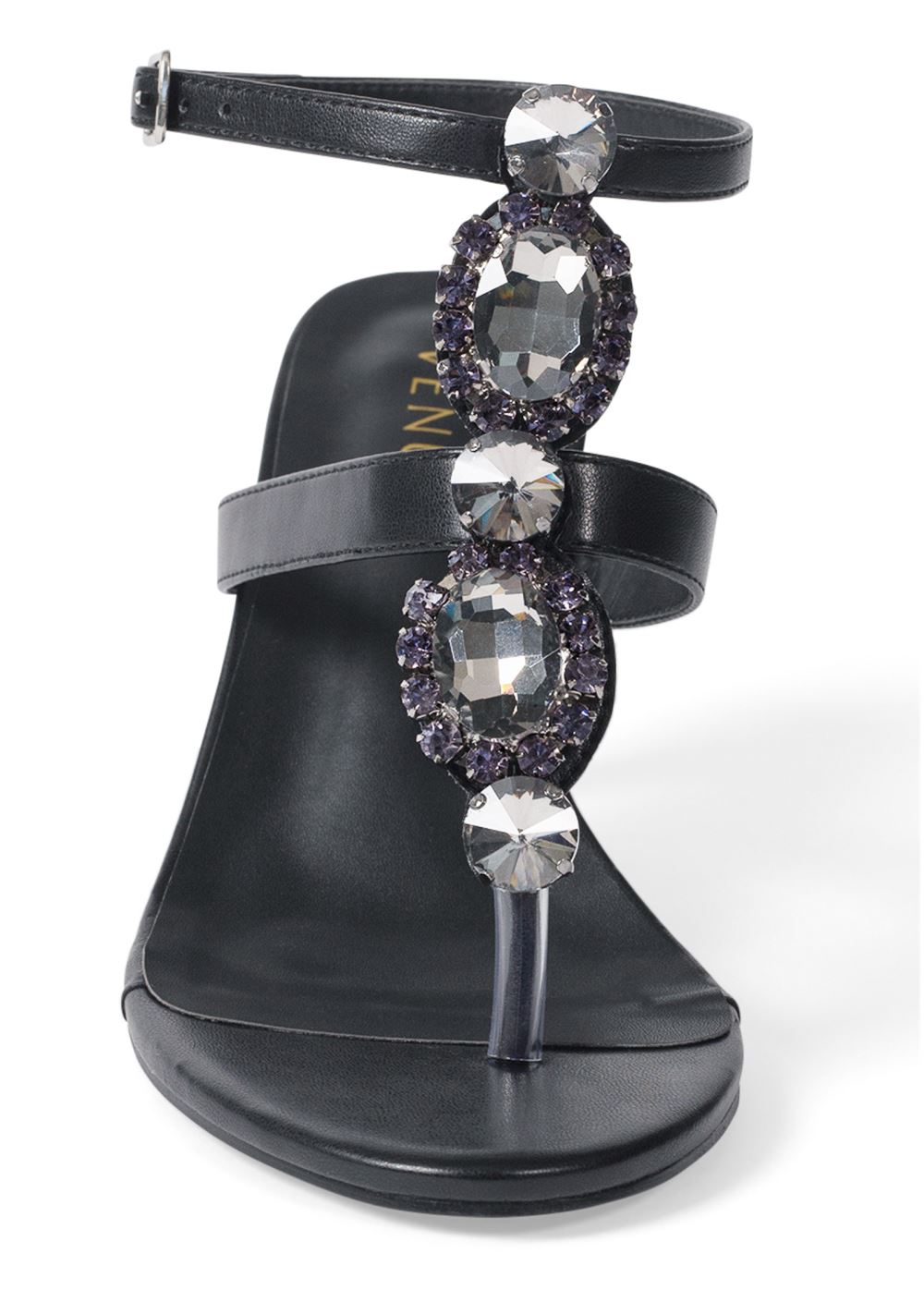 Venus Embellished Heels in Black Multi