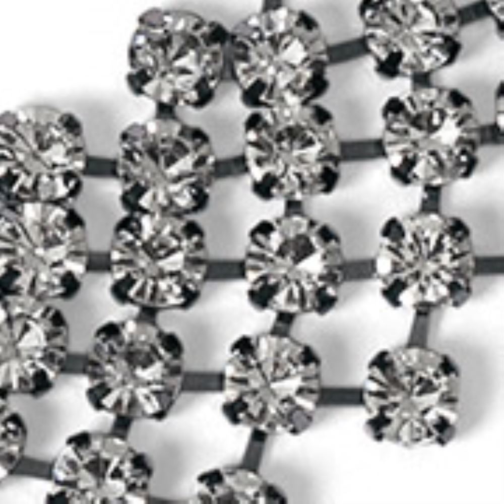 Venus Rhinestone Chain Belt in Black Multi