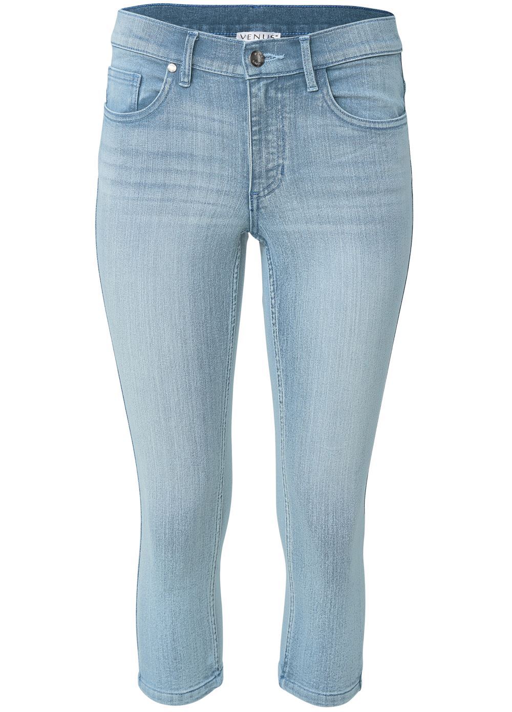 Venus Capri Jeans in Light Wash