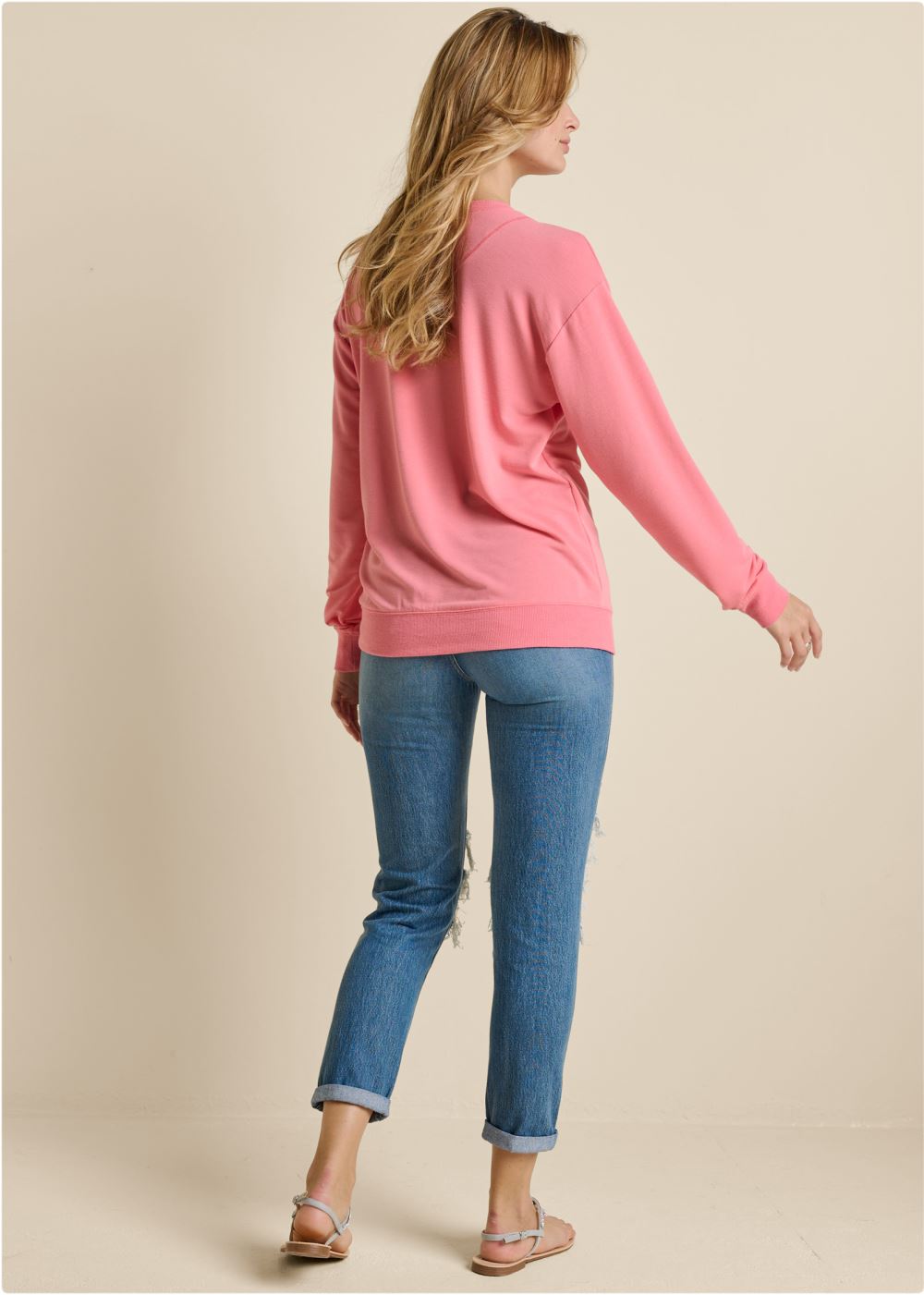 Venus Rose All Day Sweatshirt in Pink
