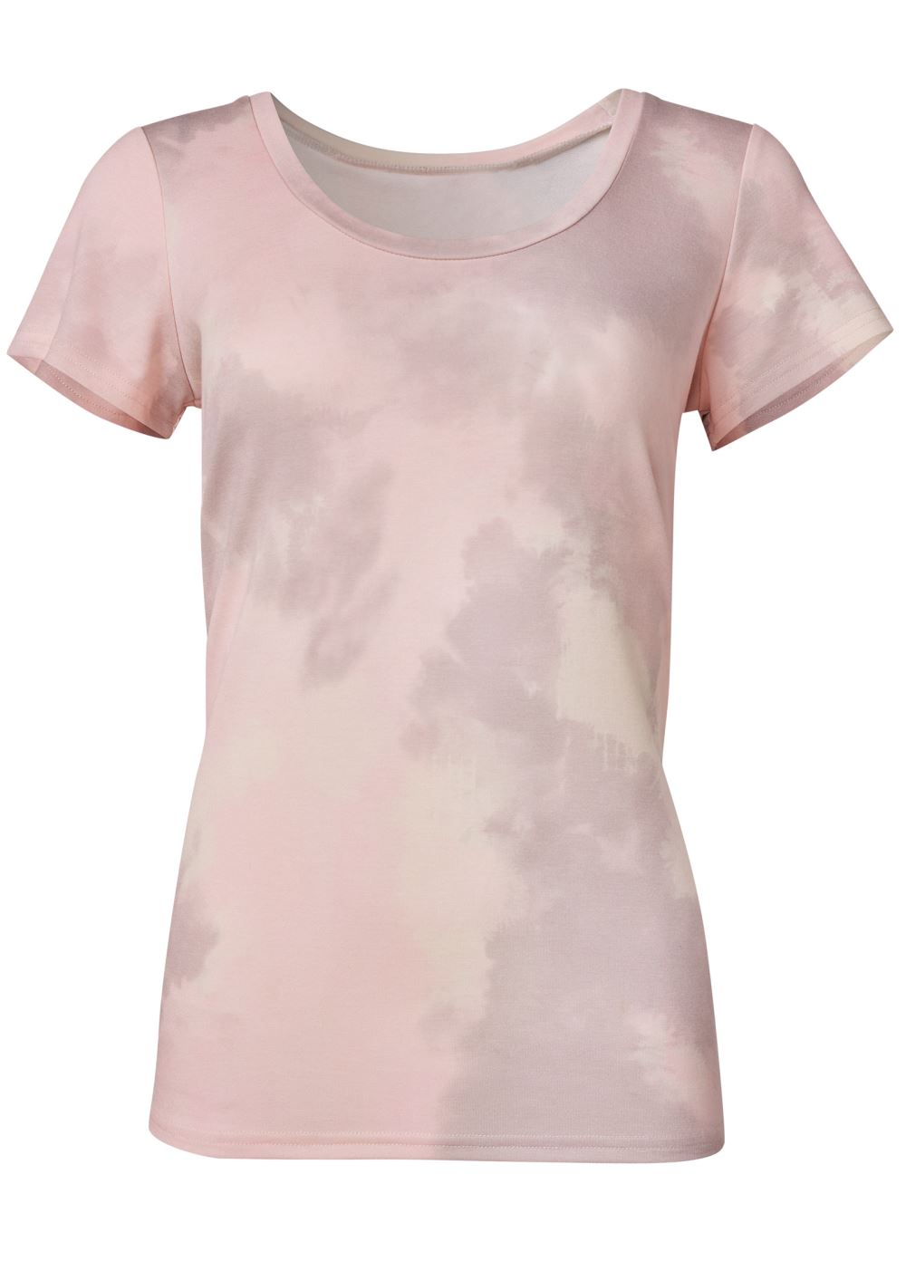 Venus Sand Dune Tie-Dye Back-Tie Top in Blush Multi