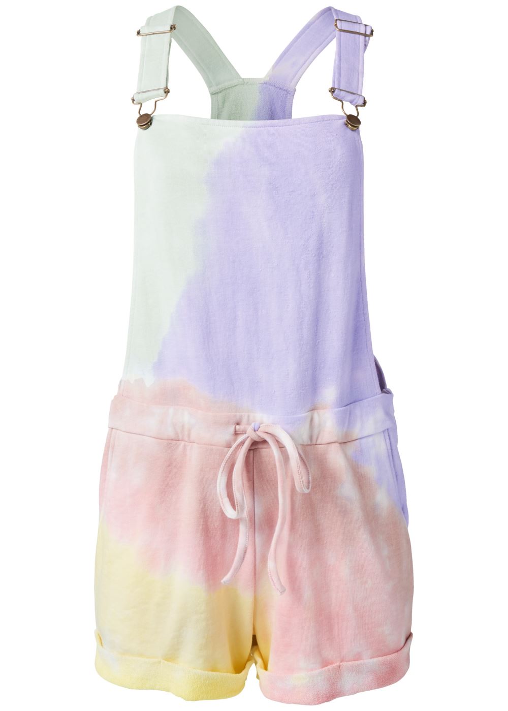 Venus Lounge Short Overalls in Pink Multi