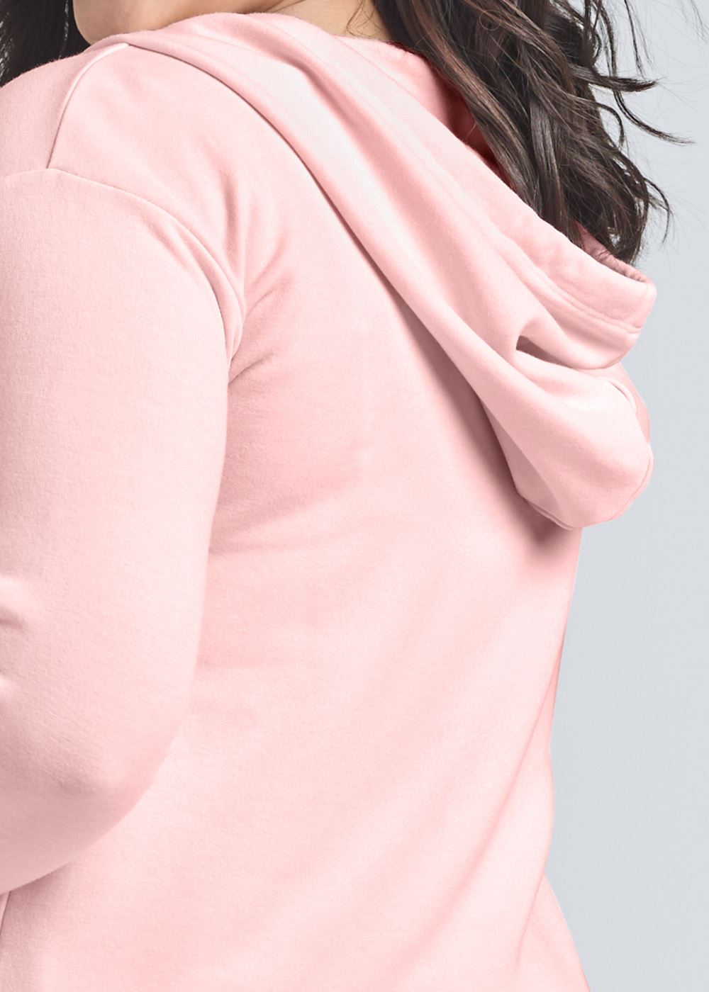Venus Ruffle Hem Lounge Jacket in Light Blue