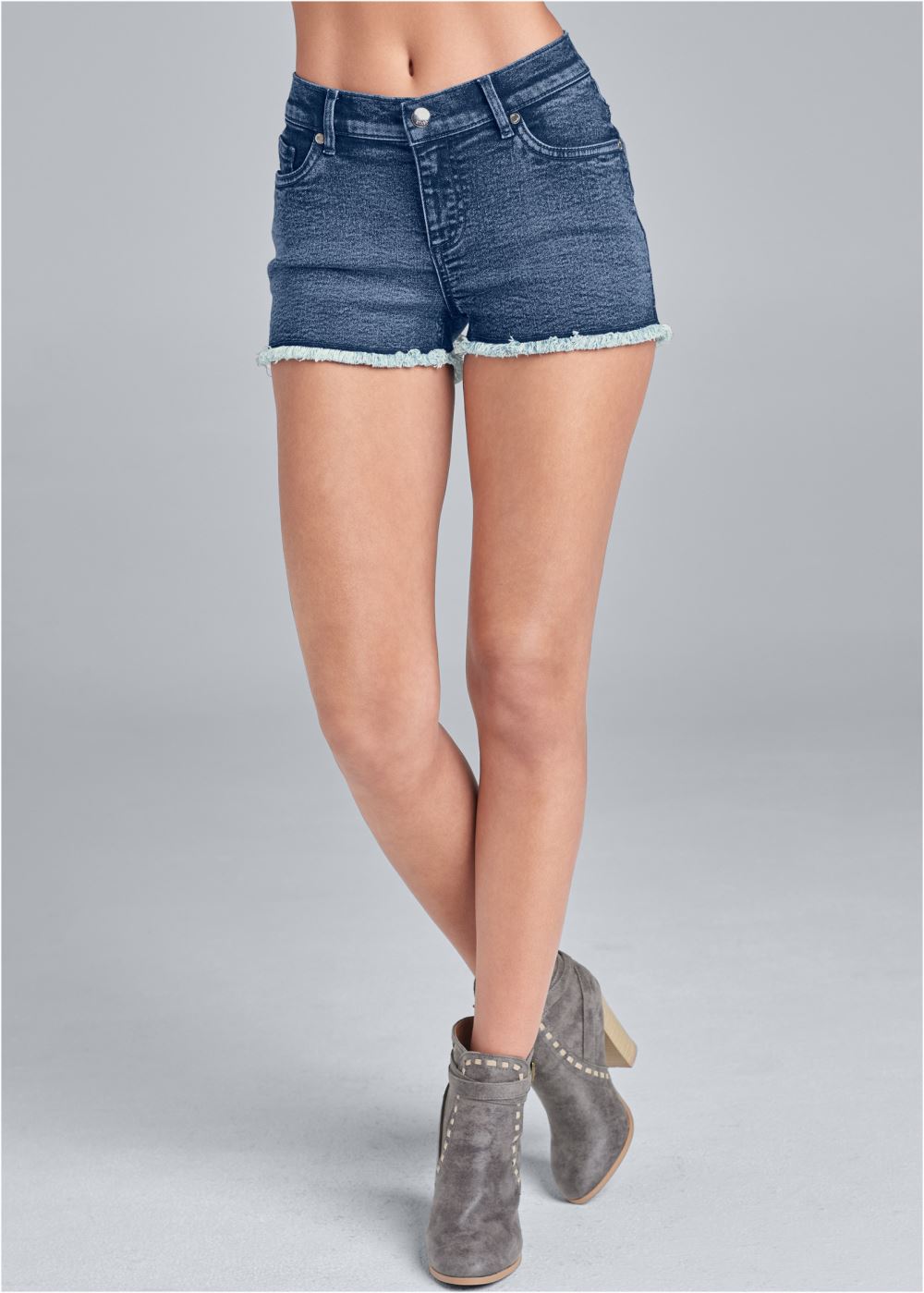 Venus Cutoff Jean Shorts - Medium Wash