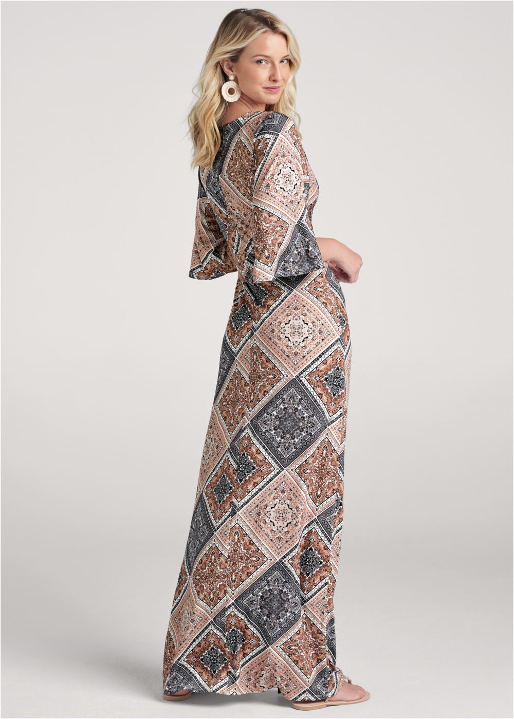 Venus Paisley Dreams Maxi Dress - Rust Multi