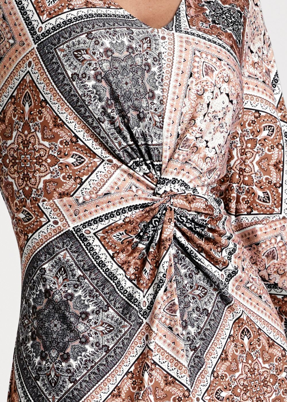 Venus Paisley Dreams Maxi Dress - Rust Multi