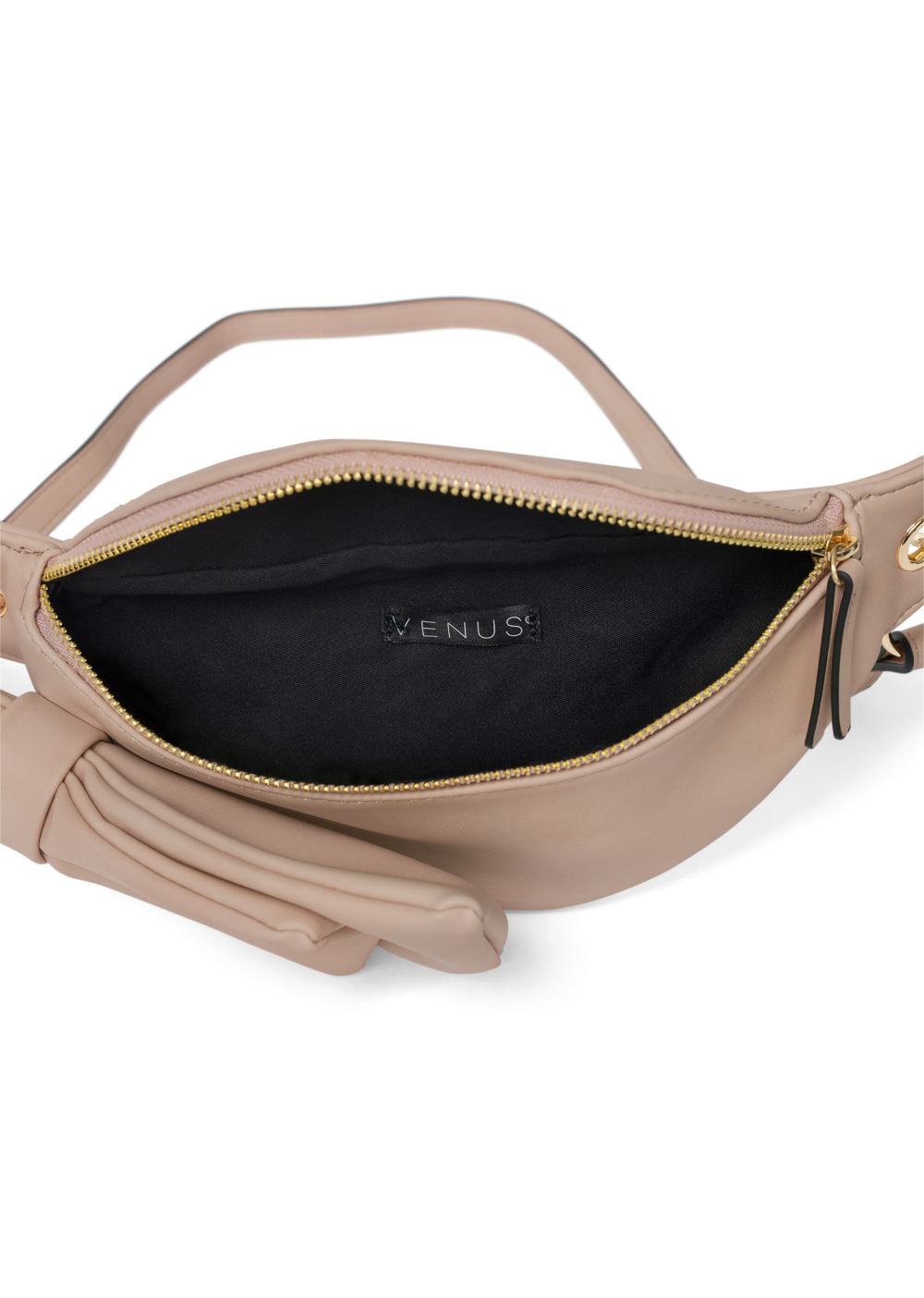 Venus Bow Fanny Pack in Light Pink