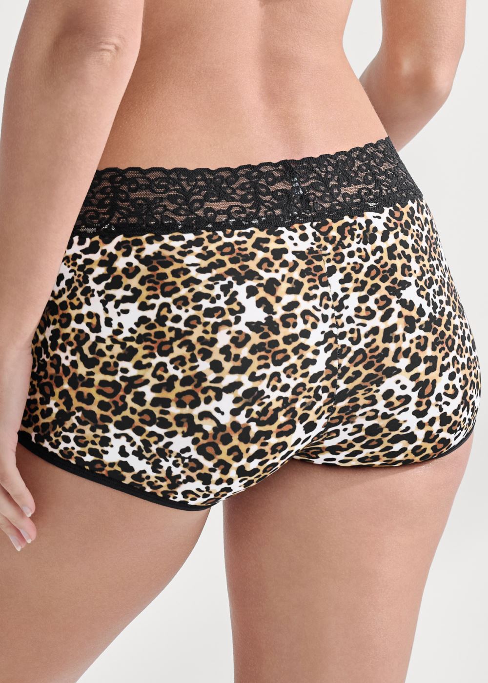 Venus Wild Kat Pearl By Venus? Lace Trim Boyshort 3 Pack