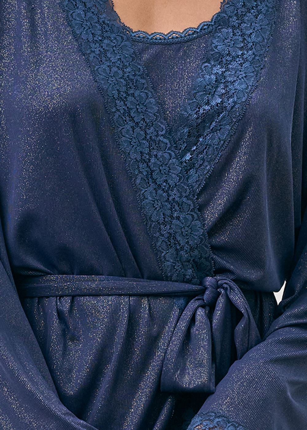 Venus Navy & Gold TWILIGHT ROBE