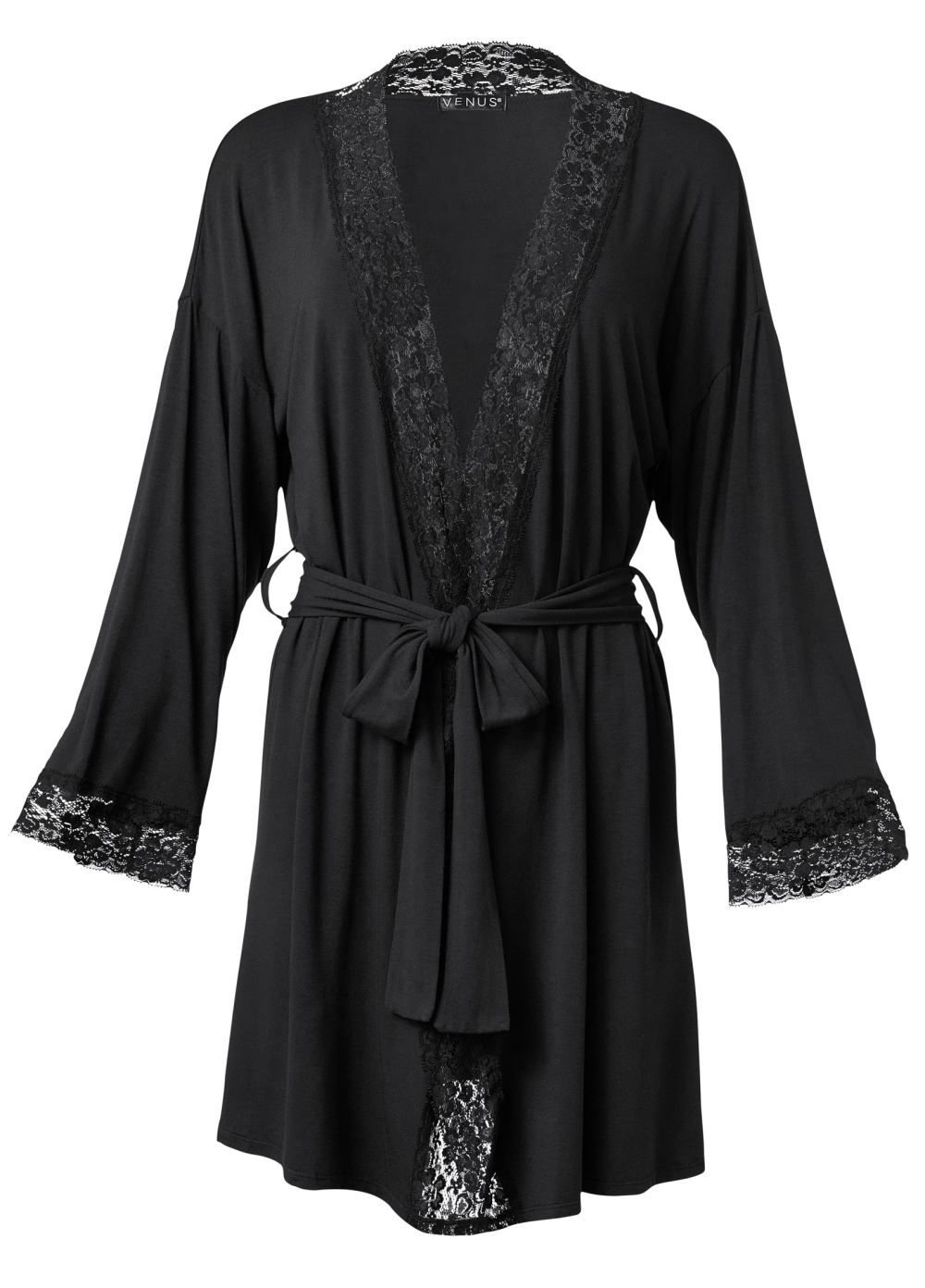 Venus Midnight Hour LACE DETAIL ROBE
