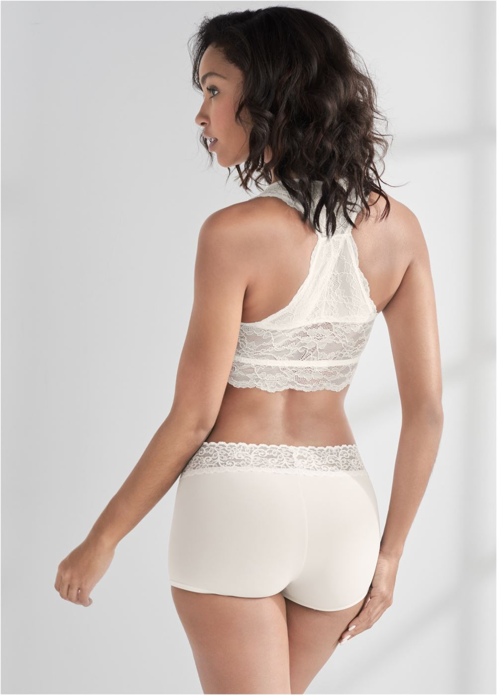Venus Cherished Classics Pearl By Venus? Lace Trim Boyshort 3 Pack